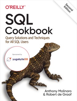 Couverture de la seconde édition de SQL Cookbook qui sortira le 30 novembre 2020