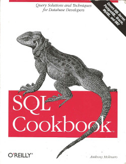 Scan de la couverture du livre SQL Cookbook d’Anthony Molinaro aux éditions O’Reilly